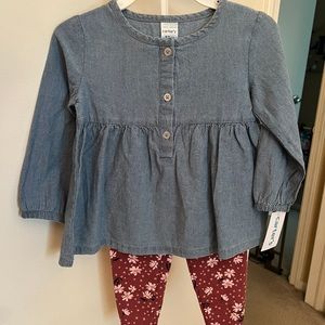 Carters toddler girl outfit